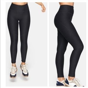 OV high rise textured compression leggings